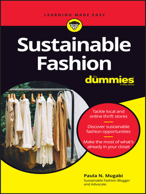 cover image of Sustainable Fashion For Dummies